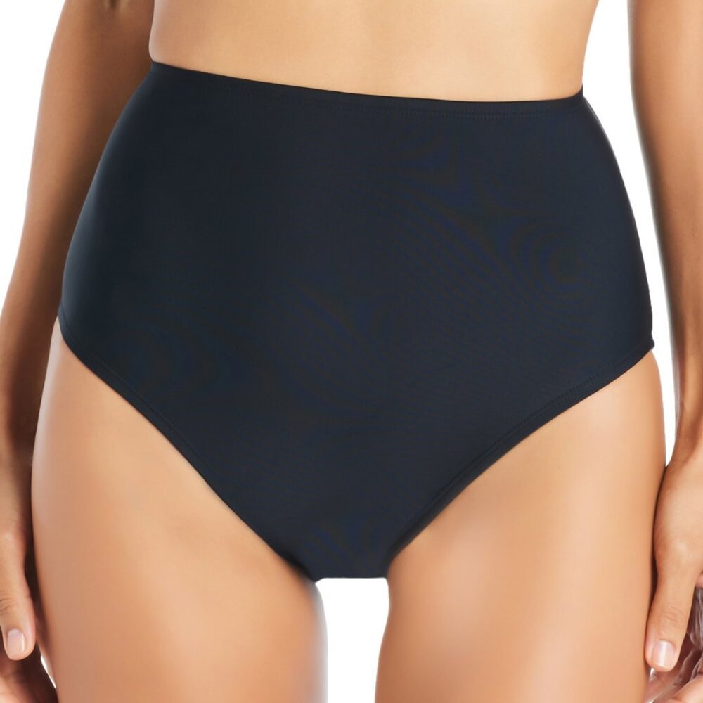 Beyond Control Solid High-Waisted Bikini Bottoms